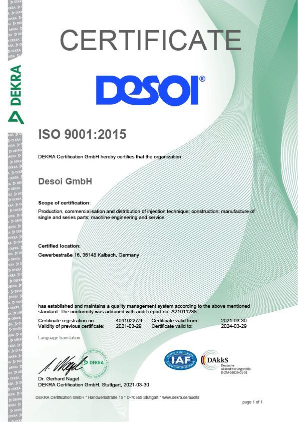 Qualitätsmanagement ISO 9001:2015